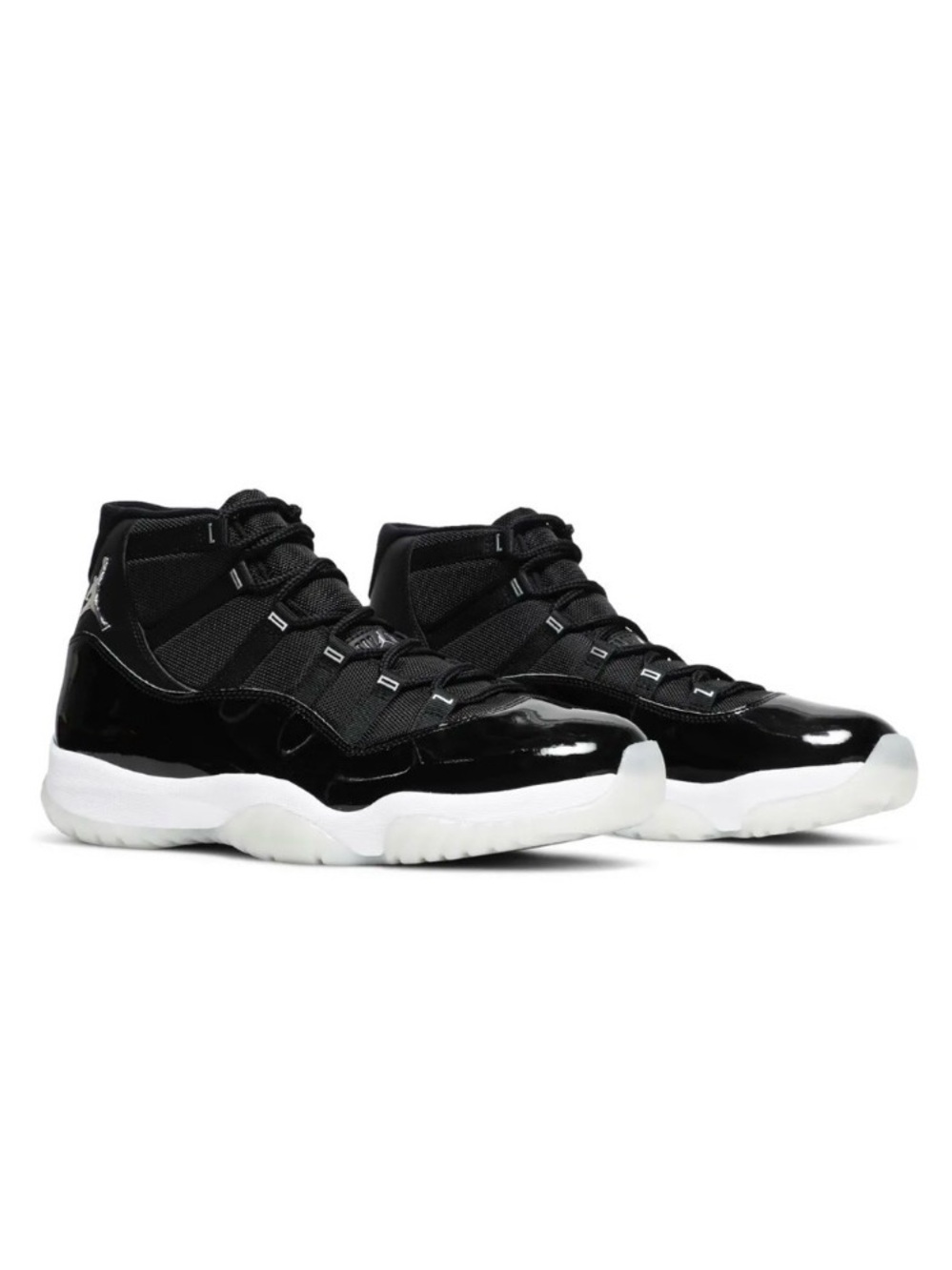 Air Jordan Retro 11 XI Black Silver Jubilee 25th Anniversary Nike Size 7y Boys